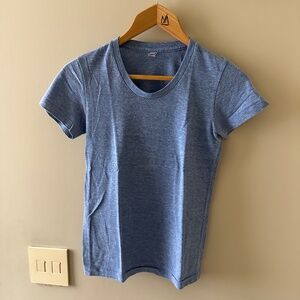 American Apparel The Track Shirt Short Sleeve T-Shirt - Blue